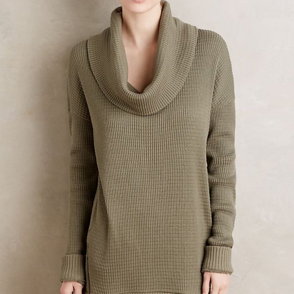 Anthropologie Pure + Good Cowl Side Zip Tunic, XS